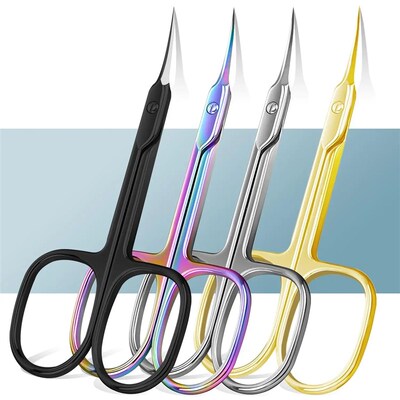 Cuticle Scissors Extra Fine Cuticle Trimmer for Manicure and