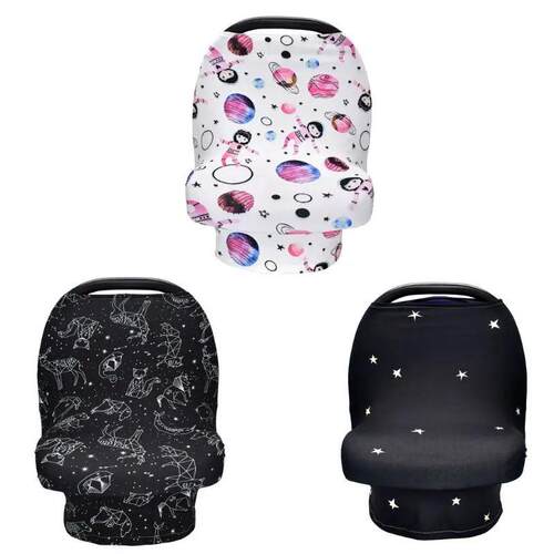 4-in-1 Multi-use Baby Stchy Cover Car Seat Canopy/Nursing Co