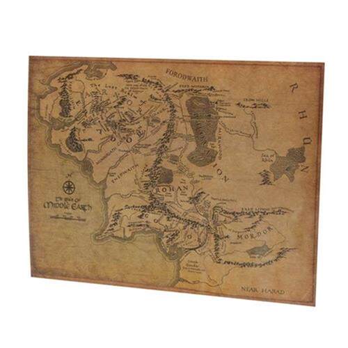 High Quality Vintage World Map Detailed Antique Wall Chart R
