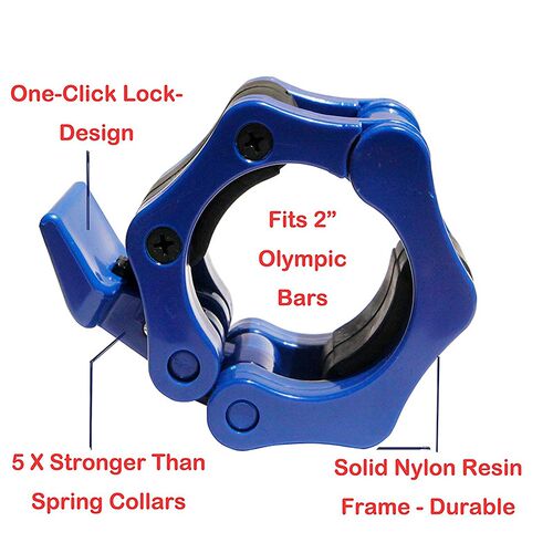 25/50mm Spinlock Collars Barbell Collar Lock Dumbell Clips B