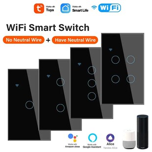Smart Tuya Neutral wire Switch WiFi Light
