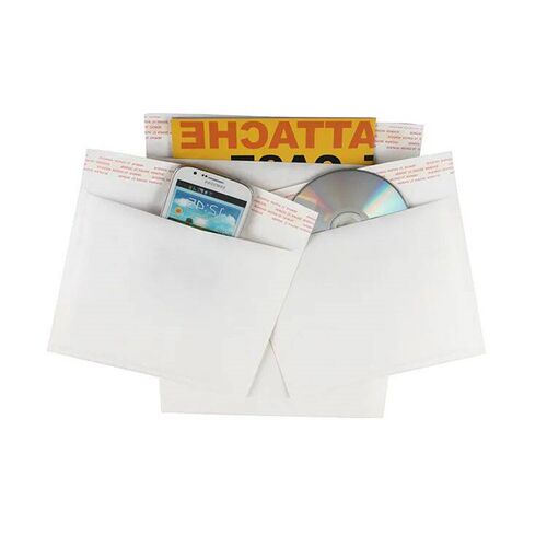 #000 4x8inh 120x175mm White Kraft Paper Bubble Envelopes Bag