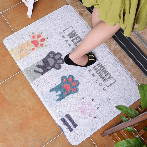 门垫客厅门口进门pvc地垫地毯垫子 家用入户门丝圈蹭土防滑脚踏垫