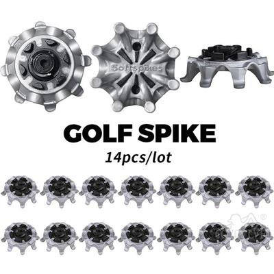14Pcs Golf Shoe Spikes Replacement Training Parts Provides G