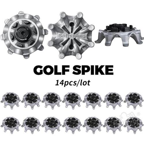 14Pcs Golf Shoe Spikes Replacement Training Parts Provides G