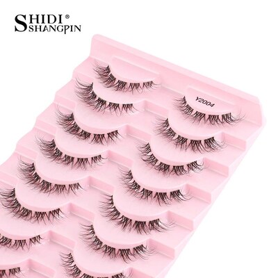 5/10Pairs False Lashes Cat Eye Eyelashes Eyelash Extension 3