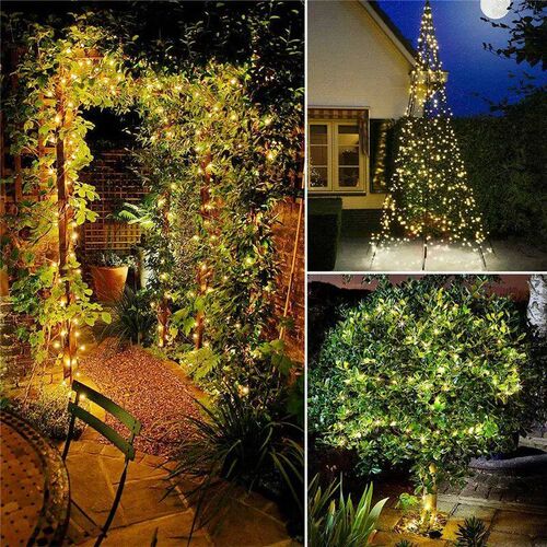 4pcs 22/32M Solar Led Fairy Light Outdoor Festoon Led Waterp