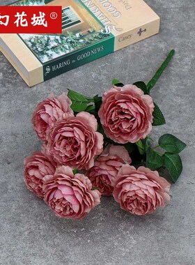 Strict selection of seven or seven foreign peony bunches of