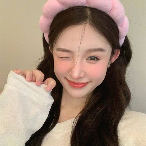 2023 Fashion Sponge Headband for Women Girls Puffy Hair Band