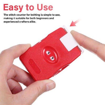 2 Pcs Knitting Counter Stitch Row For Needle Counters