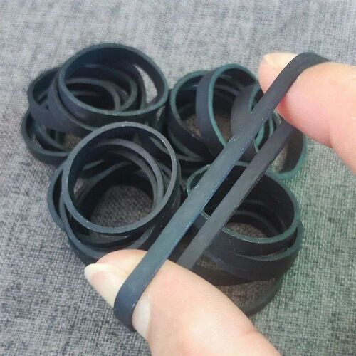 Black Rubber Band Elastic Rubber Bands Stretch Rubbe