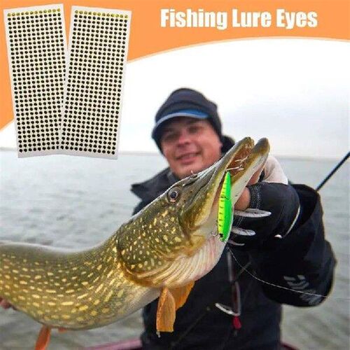 500PCS Fishing Lure Eye 3D Lifelike Realistic Artificial
