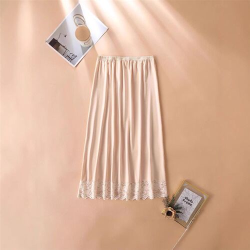 Anti-penetration Lace Base Anti-slip Skirt A- Line Skirt Wom