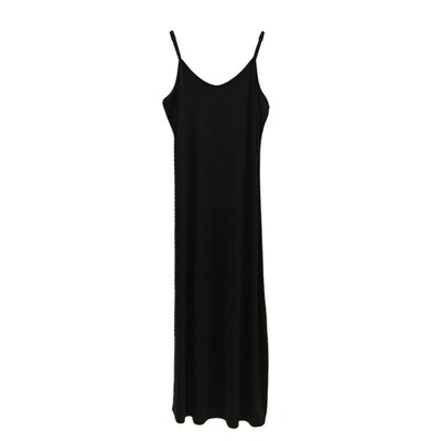 Sling dress, figure-flattering bottom dress, female v-neck m