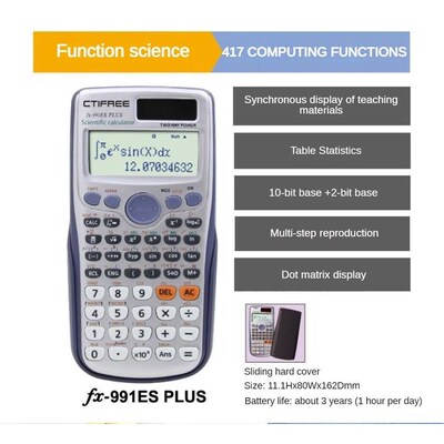 Calculator for 991ES-PLUS Original Scientific Calculator 417
