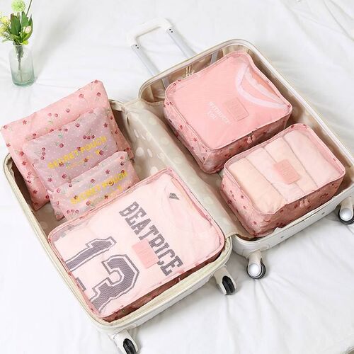 6pcs/set storage bags clothes travel packing waterproof big