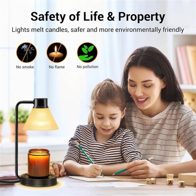 Aromatherapy candle table lamp  Bedroom Candle Warmer Light