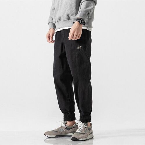 FORN3ins Overalls Mens teny Bran Casual Pants Mens Retro i