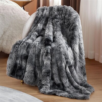 Soft Fuzzy Faux Fur Throw Blanket Sherpa Fleece Blanket毛毯