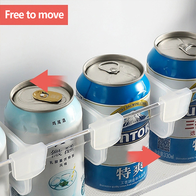 4pcs Refrigerator Storage Partition Board Retractable Plasti