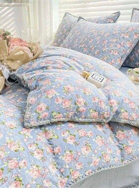 28 Colors  Bedding Set No Filler Purple Tulip Fashion Duvet