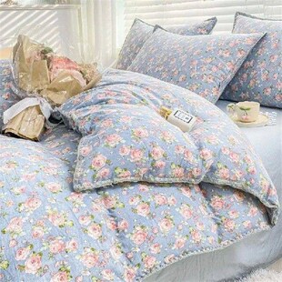 28 Colors  Bedding Set No Filler Purple Tulip Fashion Duvet