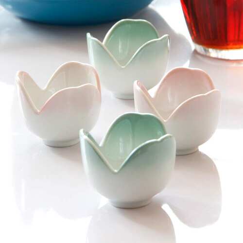 Creative color ceramic egg cup egg holder egg holder tray eg