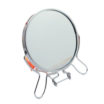 Mini Cute Desktop Rotating Mirror Metal Makeup Mirror with 1