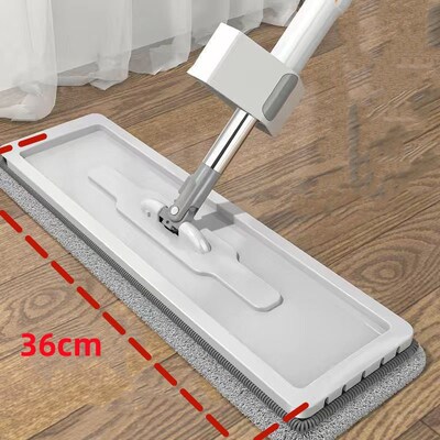 Mop Floor Cleaning System Flat Mop Mop Pads Wet Dust Mopping