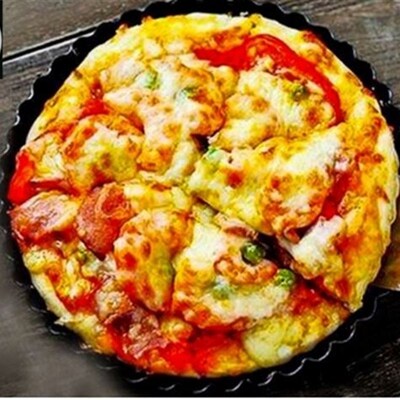 6~12Flan Tin Tart Pie Pan Fluted Cake Baking Tray不粘派盘