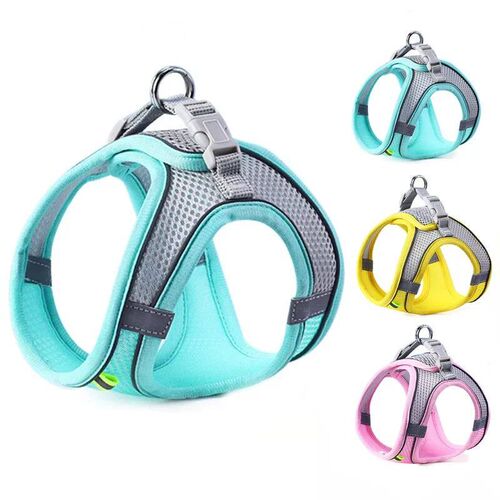 Cat Dog Harness Vest Chest Rope Set Reflective Breathable Ad