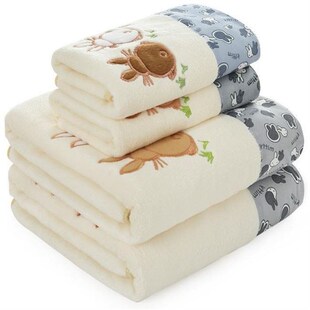 Baby travel newborn baby super towels bath towel set adult
