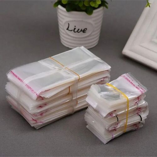 60Size Transparent self-adhesive Small OPP Plastic Bags Jewe