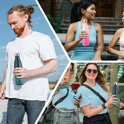 500ml Stainless Steel Water Bottle Insulated Vacuum Flask Do