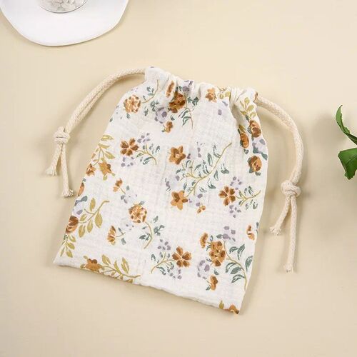Cotton Baby Bags String Diaper Stackers Caddy Organizer Napp