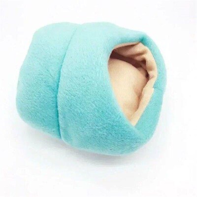 Pet Cage For Hamster Bed House Winter Warm Coral Velvet