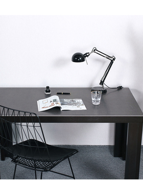 写字台办公室书桌电脑桌垫厚蓝色灰色学习桌布学生课桌纯色不