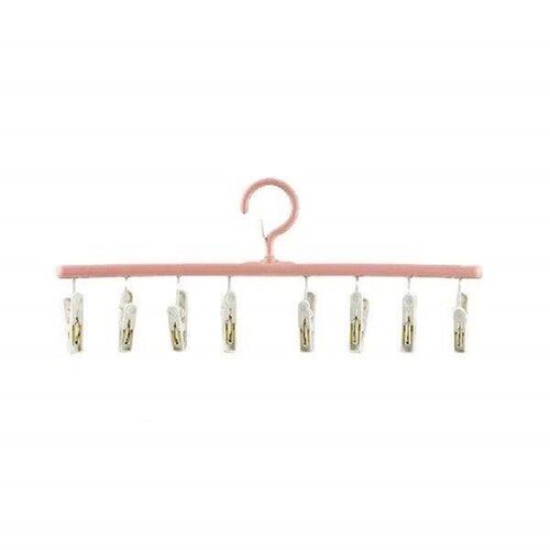 8Pegs Plastic Clothes Drying Hanger Windproof Clothing Rack