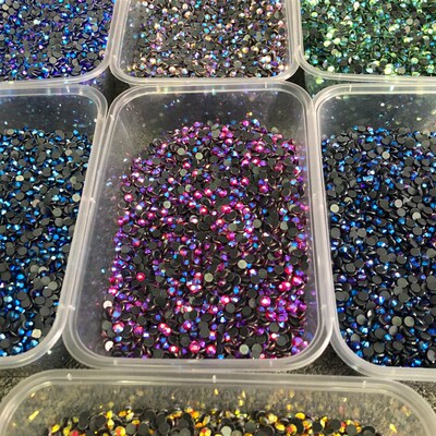 DMC AB Color Hotfix Rhinestones SS6 SS10 SS16 SS20 Crystal G