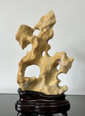 天然太湖石摆件庭院景观石园林假山石空间美学陈设家居摆件原石