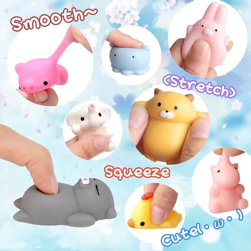 5-50PCS For Kids Party Gift Squishy Toy Cute Animal Antisres