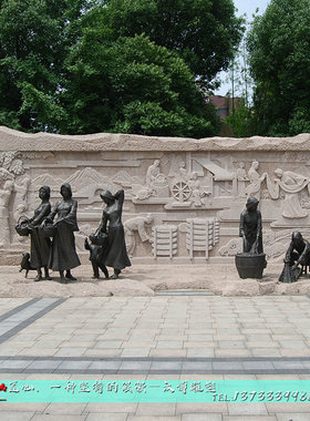 渔民渔家乡土雕塑制作大型民俗风铸铜景观景区人物塑像艺术品摆件