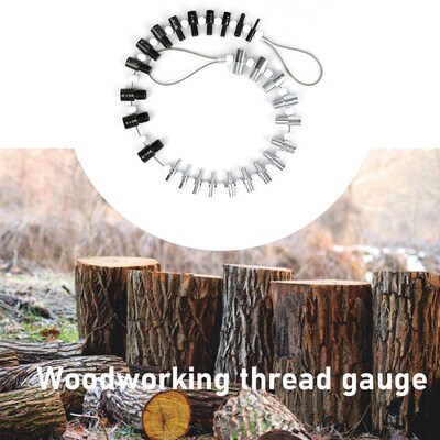 Portable Bolt Nut Screw Thread Checking Checker Size Gauge M