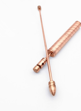 福满楼红铜紫铜 寻龙尺 探测棒新款纯红铜尺可搭配金字塔使用