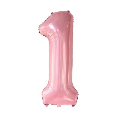 40inch Number 1 Foil Balloons 1st Birthday Party Decorations