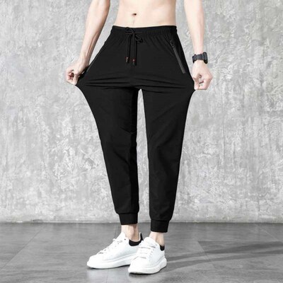 Mens Casual Pants Summer New Faion Handsome High Elastic So