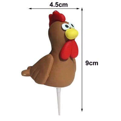 1pcs Farm Animal Party Cake Decoration Animal Cake Topper Ki