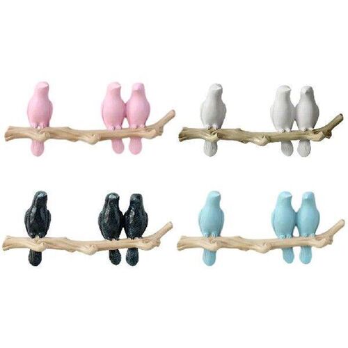 Resin Bird Hooks Practical Function In Space Saving Strong