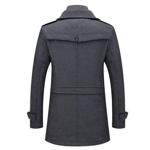 2025 Autumn And Winter Mens Business Wool Coat Fashion Doub