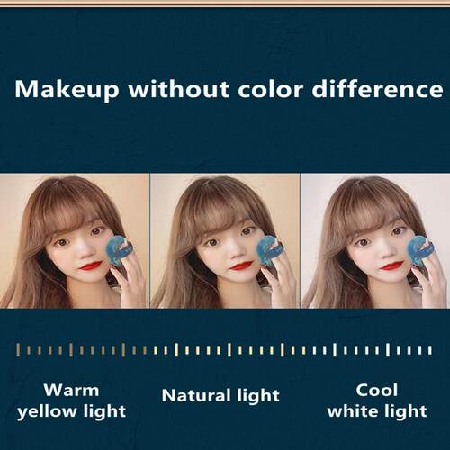2023 Smart LED Cosmetic Case with Mirror Cosmetic Bag Large